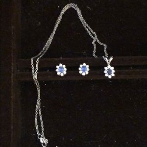 pendant with matching earrings